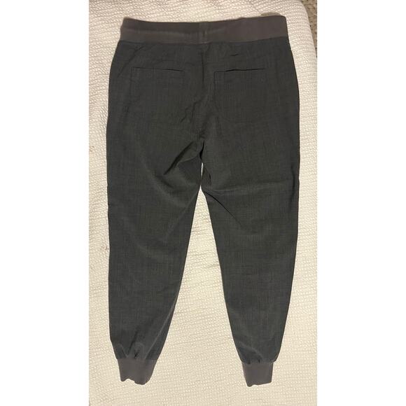 Athleta Wool City Joggers Charcoal Heather Gray Drawstring Pants Women's Size 4 - Picture 5 of 10